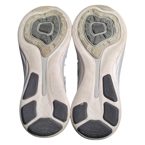 NIKE Womens Flyknit Lunar 2 in Wolf Grey/Black/White, Size 8.5 - Picture 5 of 5